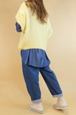  Big Softie Cap Sleeve Knit Top Lemon